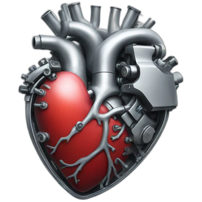 Machine heart emoji
