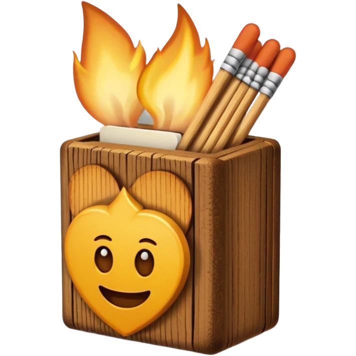 matches in matchbox emoji
