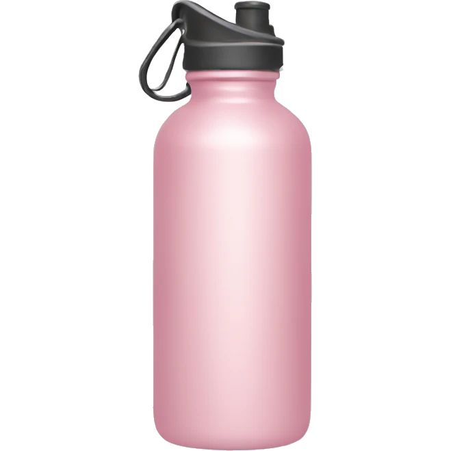 Light pink water bottle emoji