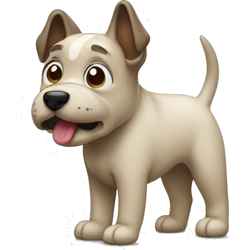 dog peeing emoji