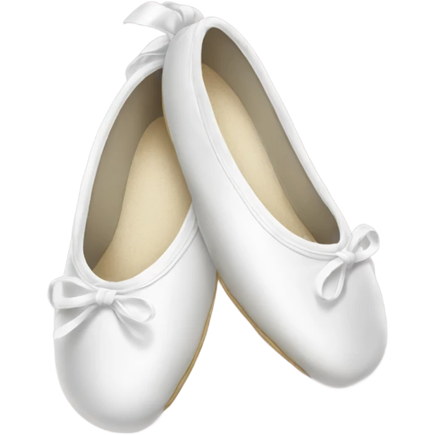 white ballet shoes  emoji