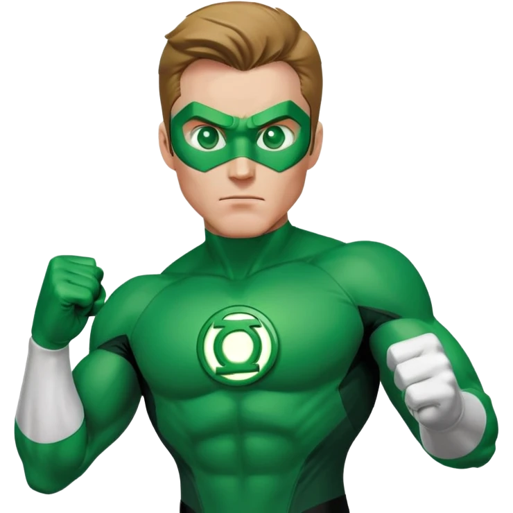 classic Green Lantern superhero emoji