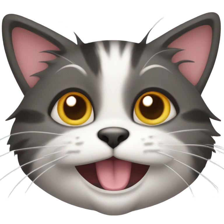 Happy cat emoji