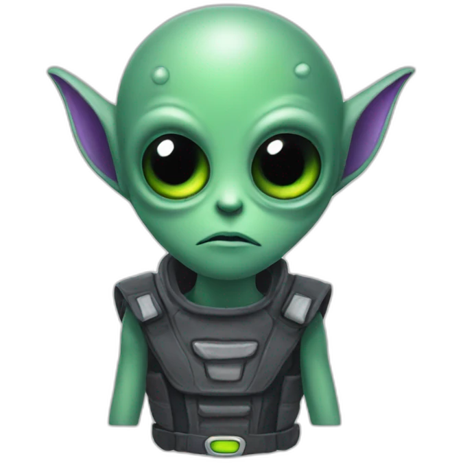 Alien en Halloween emoji