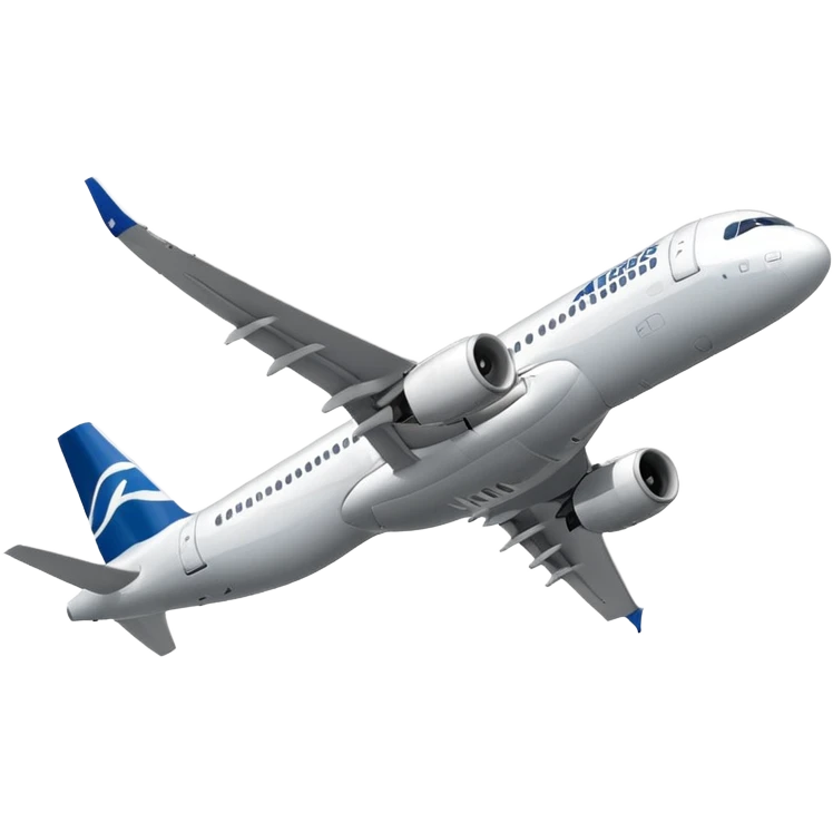 Airbus A320 of Airbus company emoji