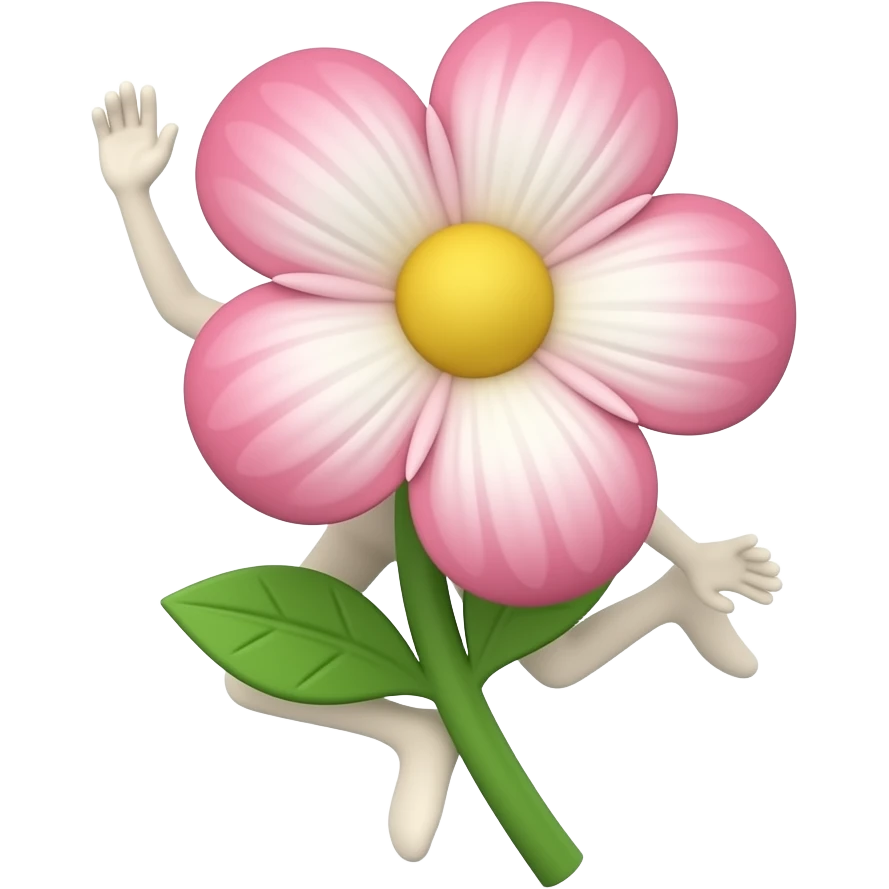 dancing flower emoji
