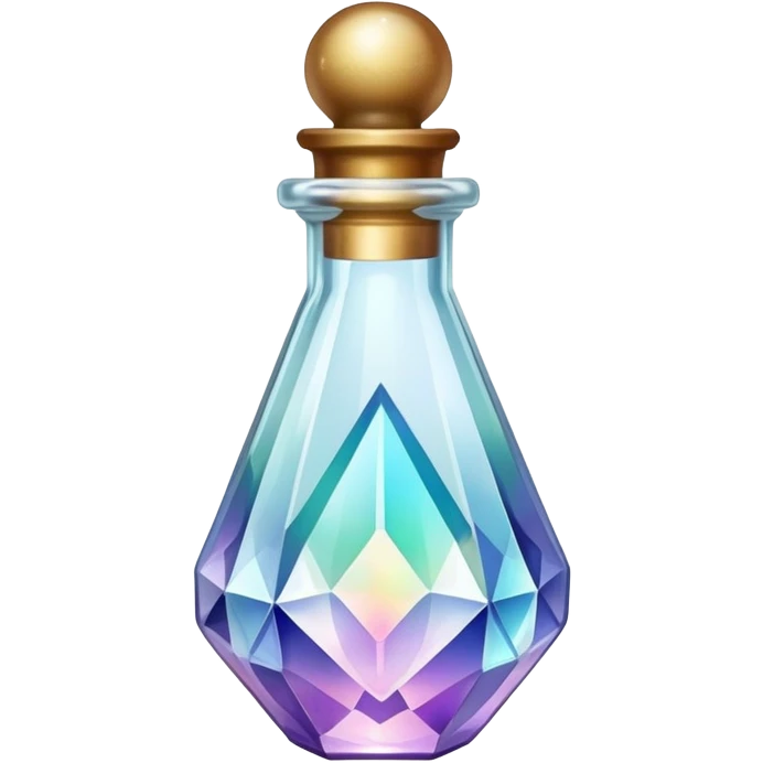An ornate vial made out of crystal emoji