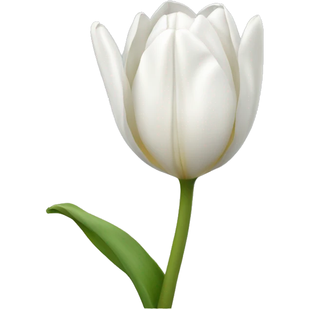 White tulip emoji