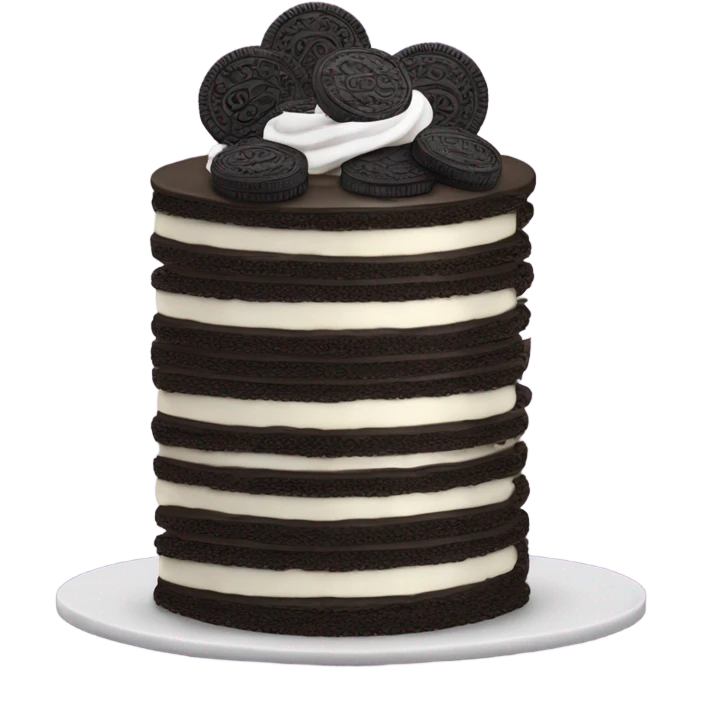 10 layer Oreo cake  emoji