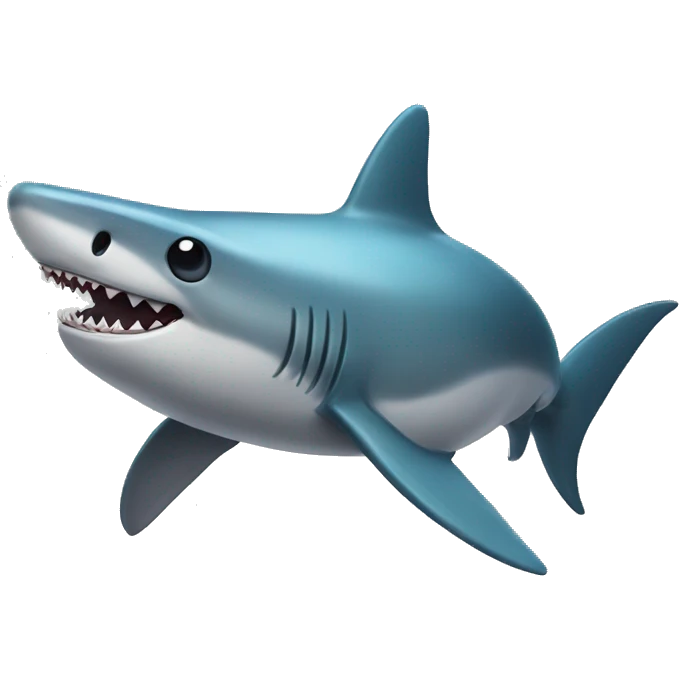 Wave seal shark emoji