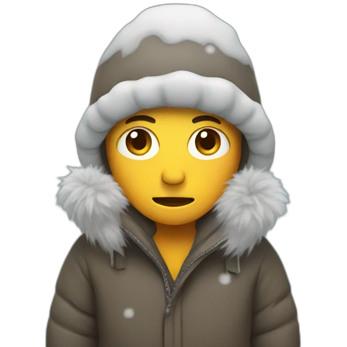 Cold weather  emoji