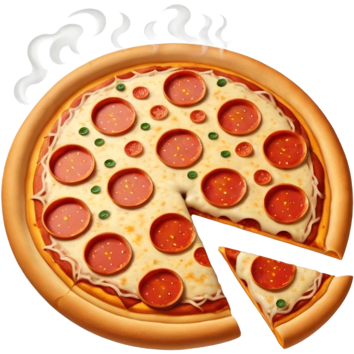 Boobs made out of pizza. emoji