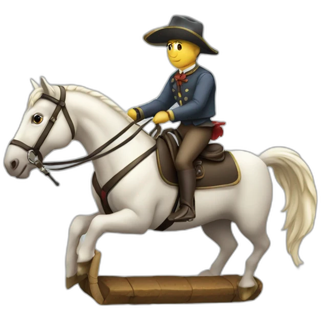 Poisson sur cheval emoji