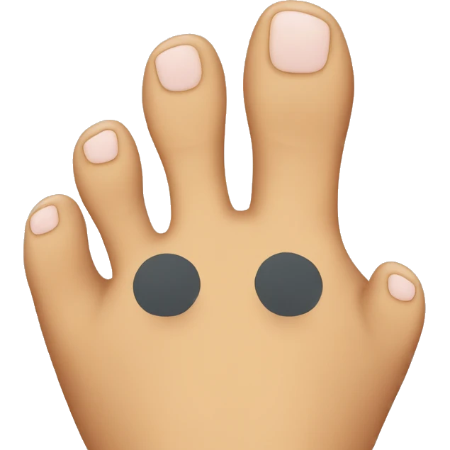crossed toes emoji