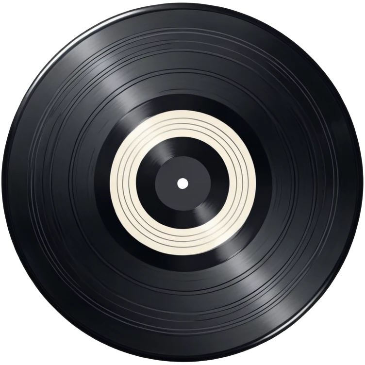Vinyl record emoji