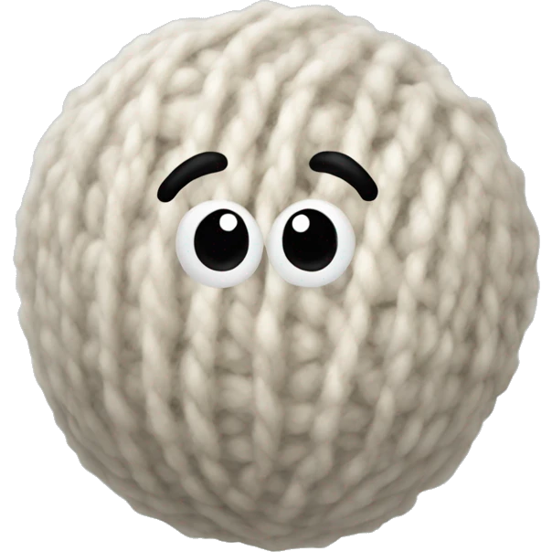 wool ball emoji
