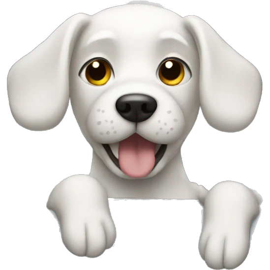 Dog in a car emoji