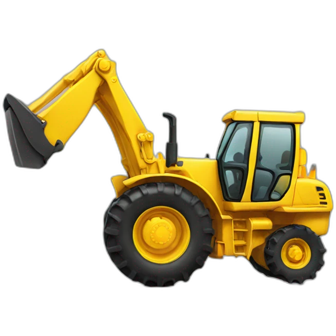 Tractopelle emoji