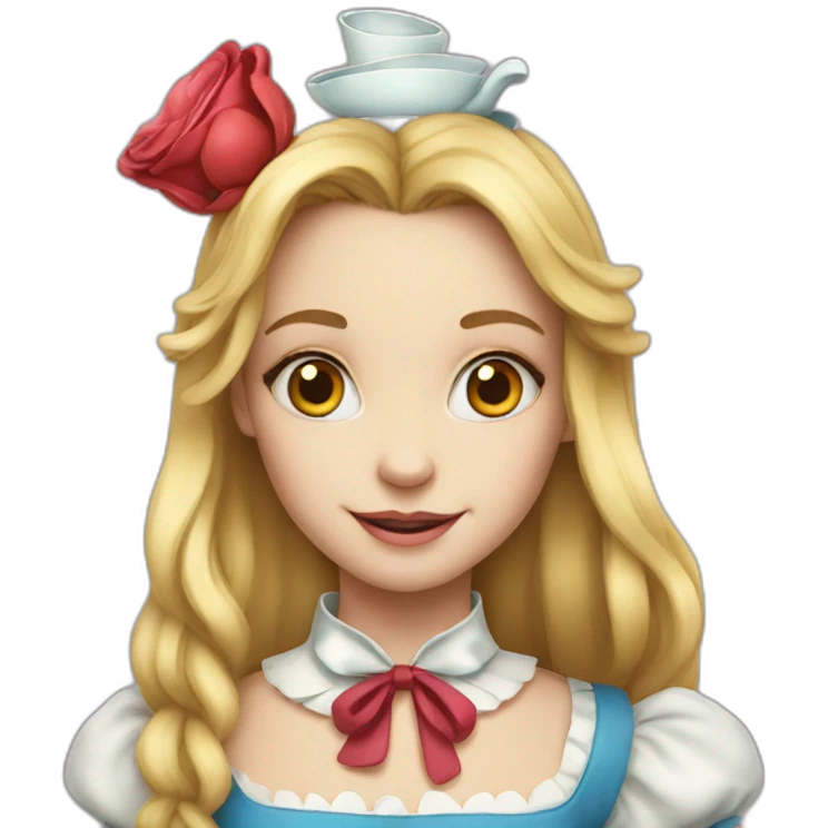 Alice in wonderland emoji