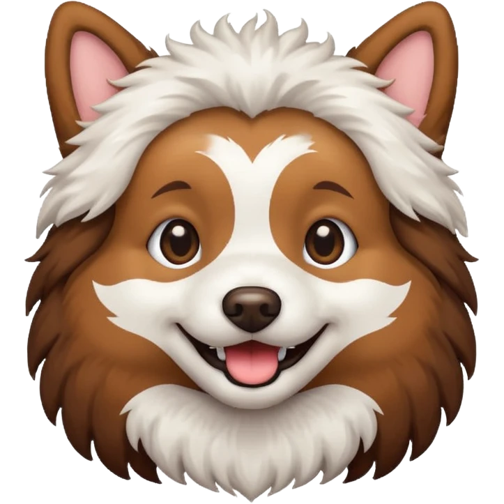 Sukurk šuni baldoga 70bit pixel art emoji