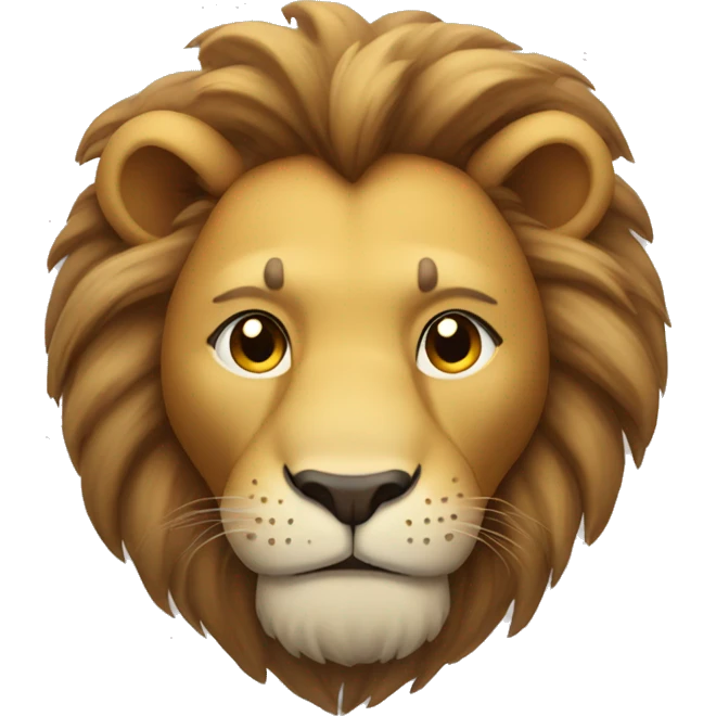 lion smirking emoji