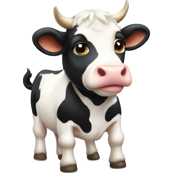 micro mini cow  emoji
