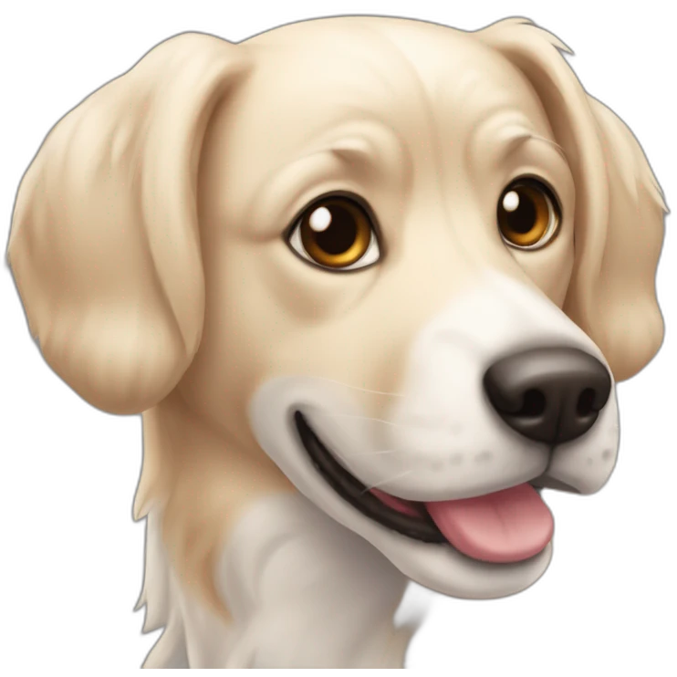 Chien sur chat emoji