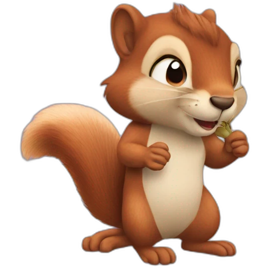Squirrel with whiskers emoji