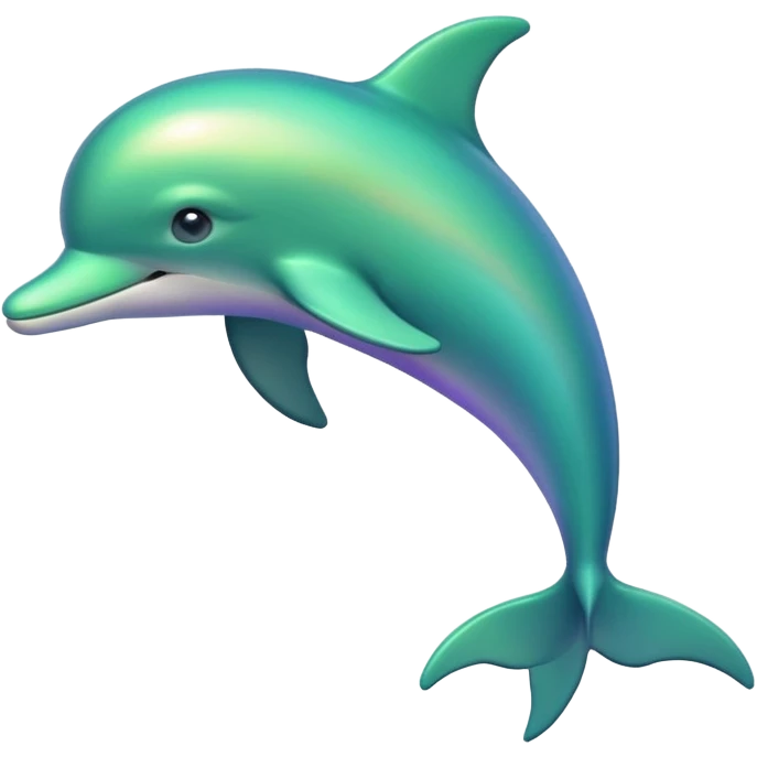 Green dolphin emoji