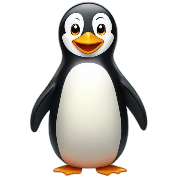 happy penguin emoji
