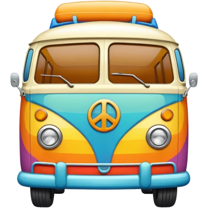 Hippie van emoji