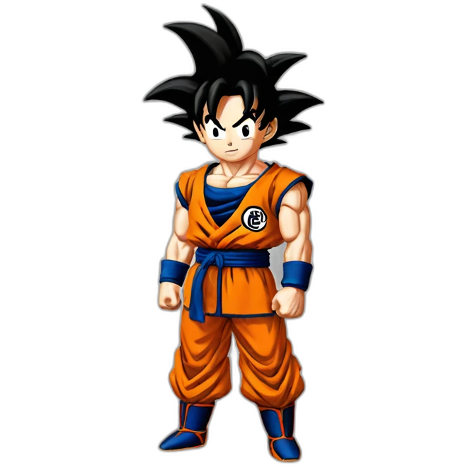 Goku de dragon ball z emoji
