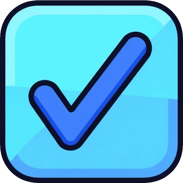 Instagram blue verification checkmark badge emoji