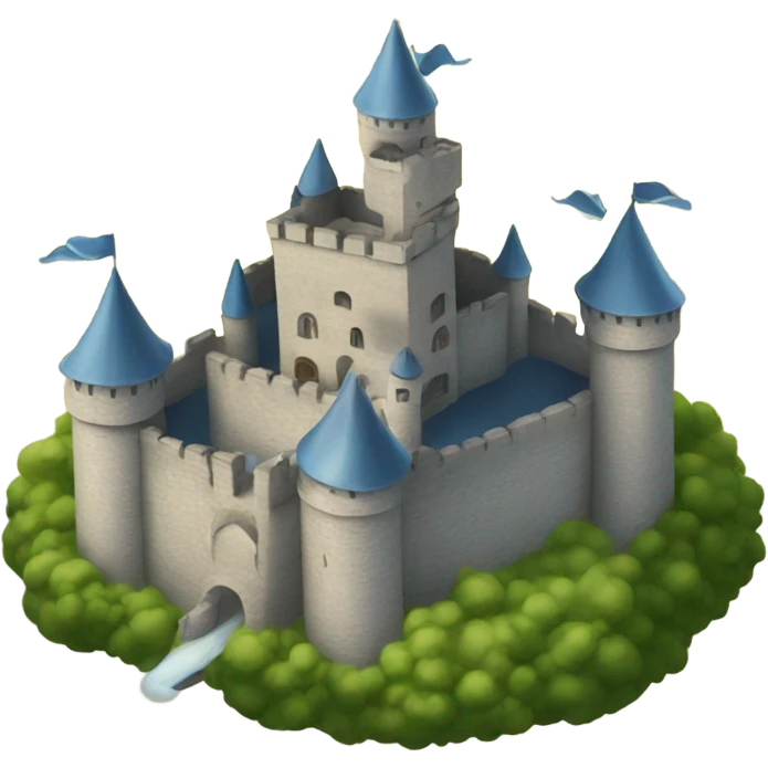 castle, rays from above emoji