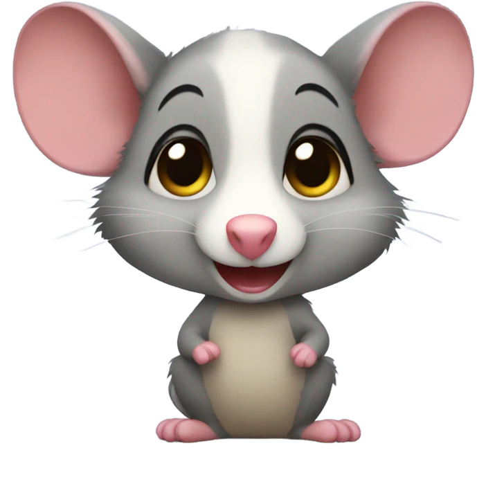 possum saying thank you emoji