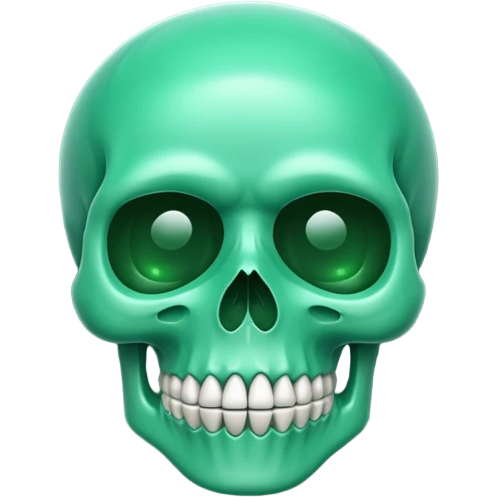 green skull emoji emoji