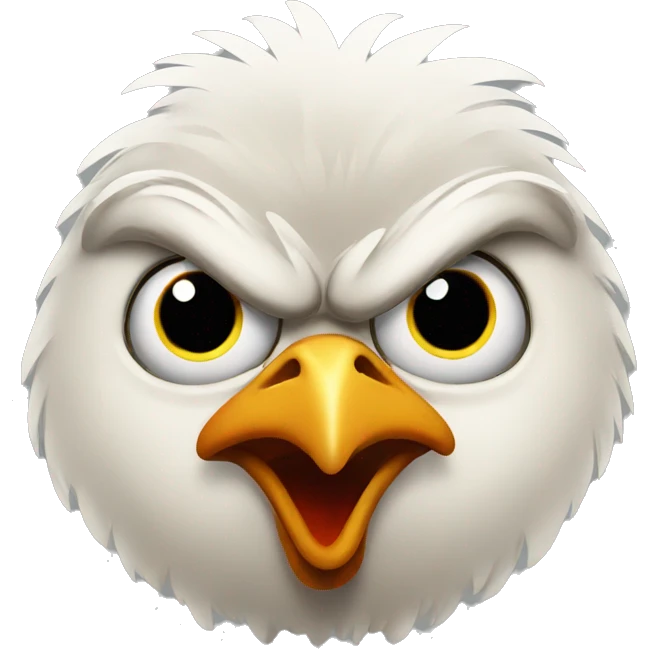 Angry chicken  emoji