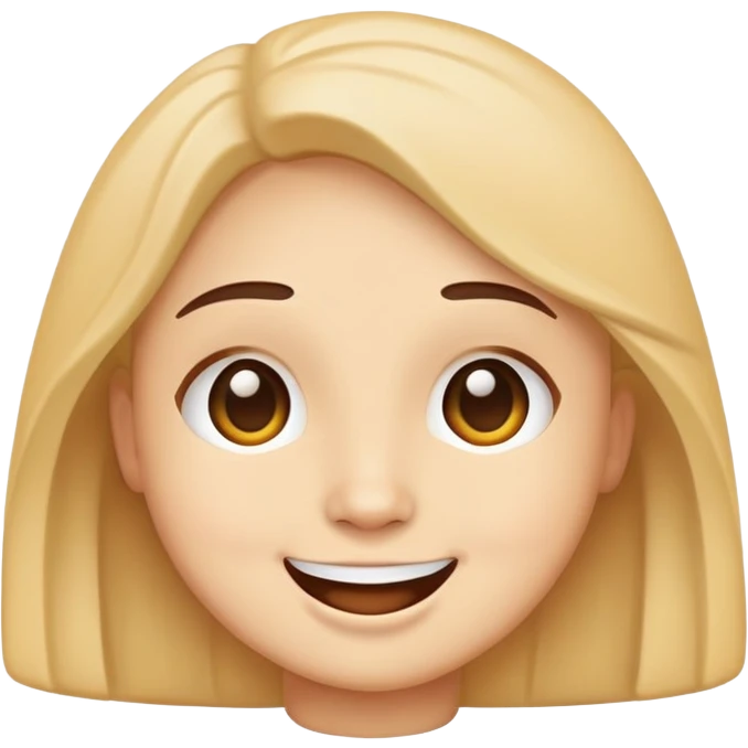 Amity as a cheerful emoji face emoji