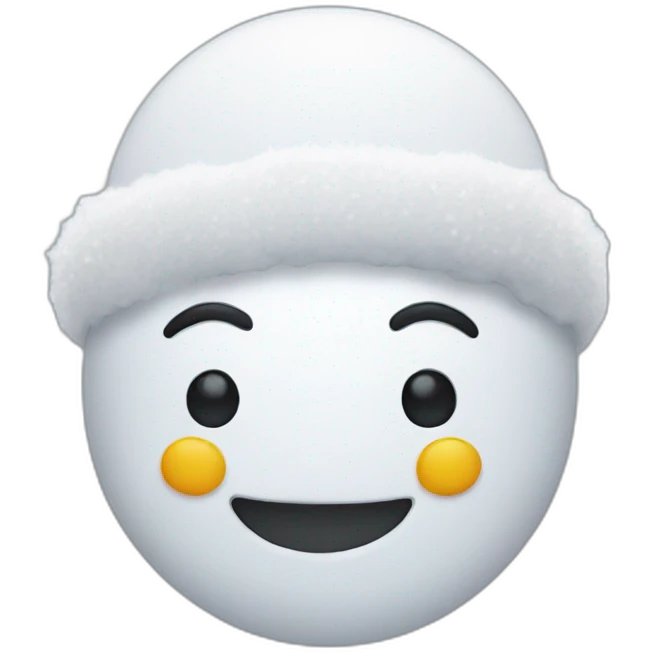 Snow person  emoji