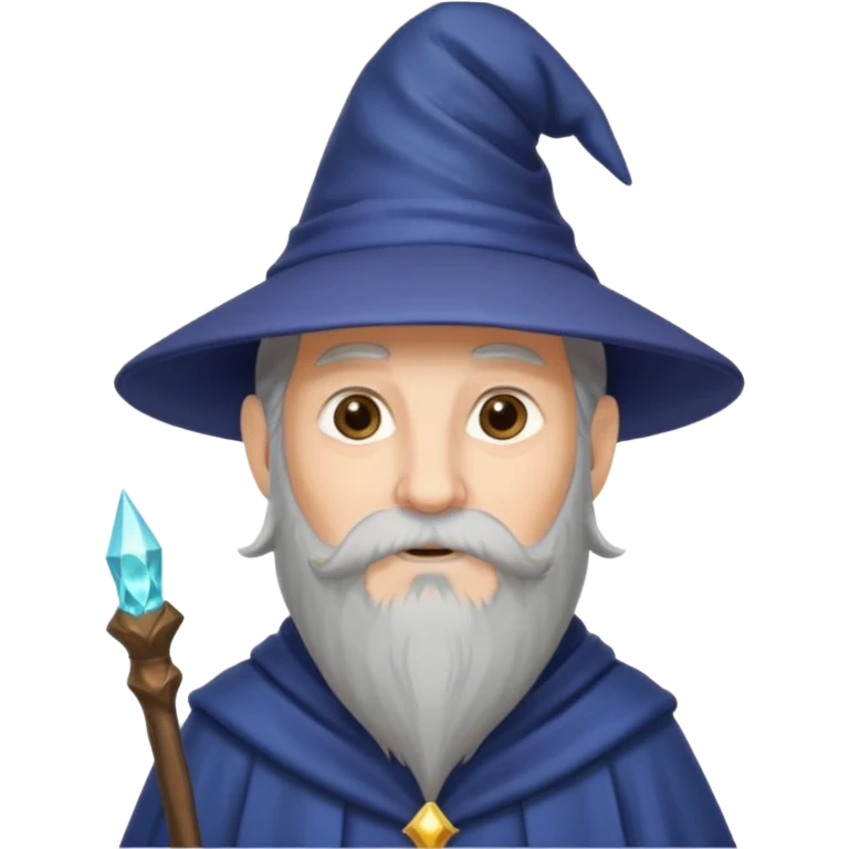Wizard with magic hat emoji