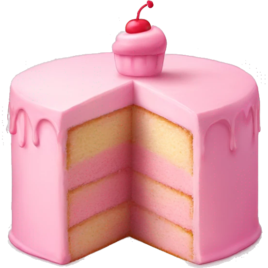pastelp pink cake emoji