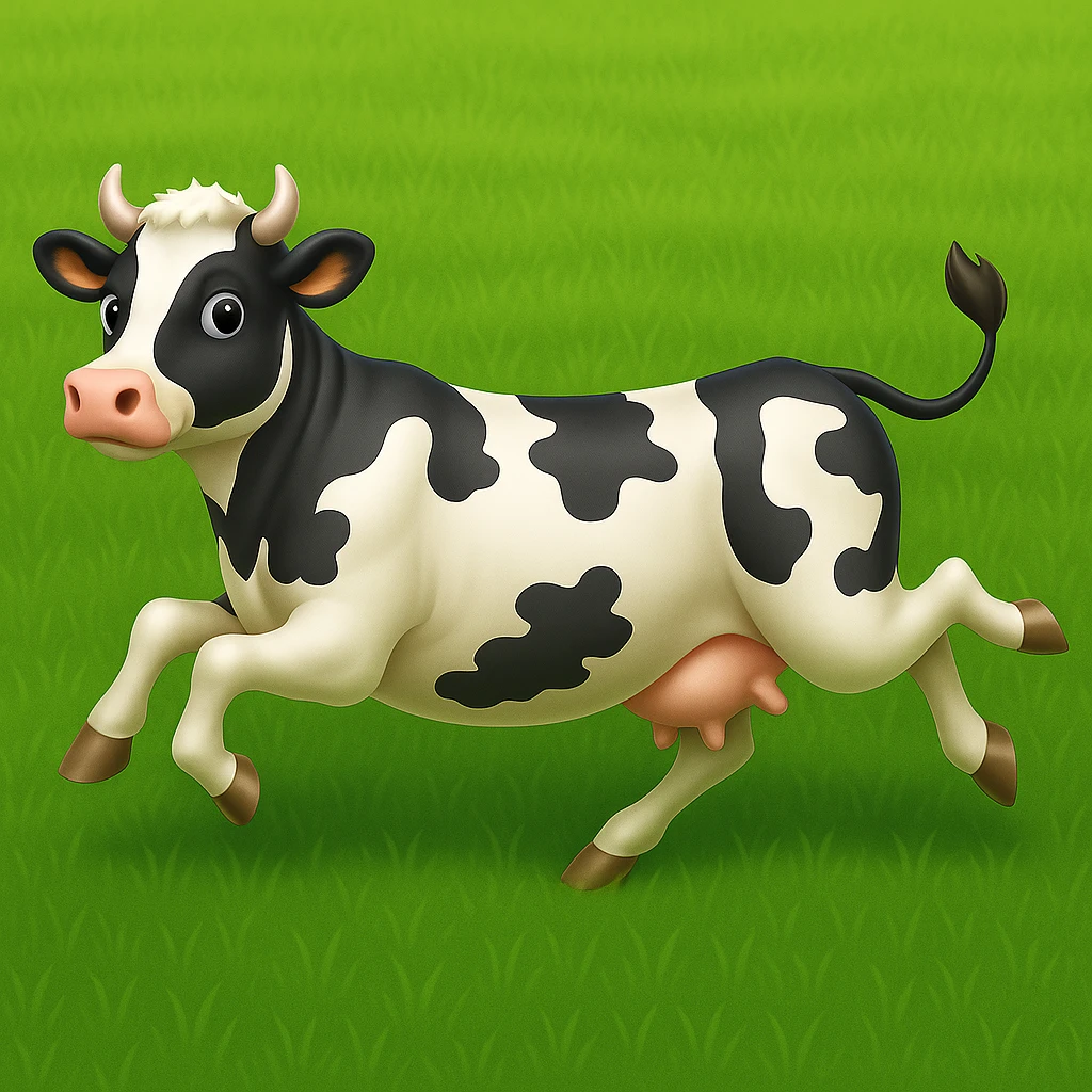Make the image have a green grass field background in the style of apple style emojis emoji
