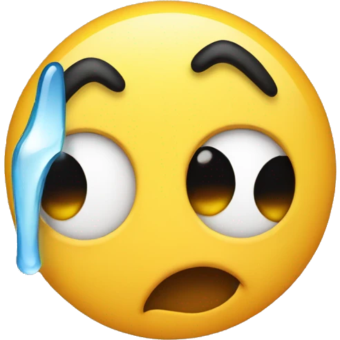 half cry half laugh emoji