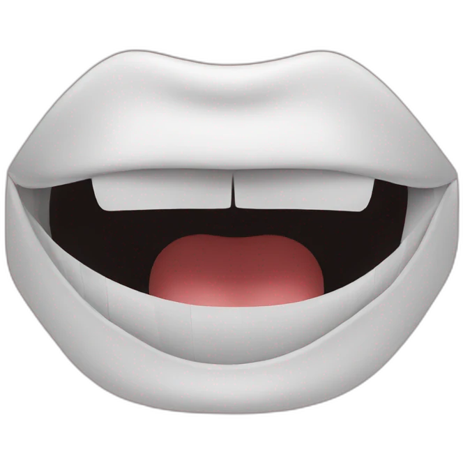 tape mouth emoji