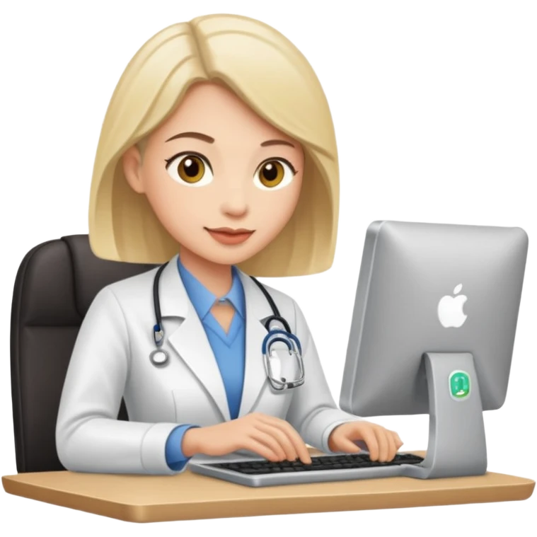 nutricionist with a computer emoji