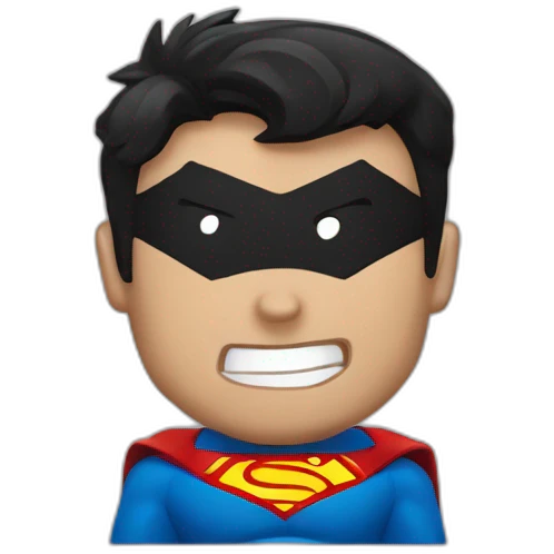 superman and batman emoji