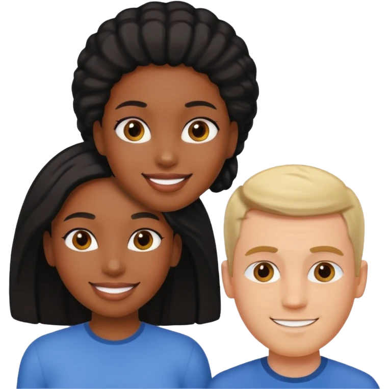 Black girl sex with white man emoji
