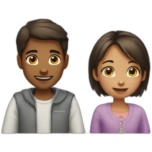 brother and sister emoji