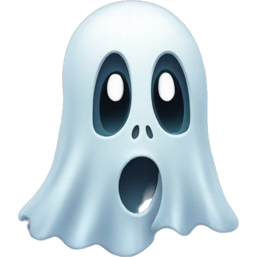 scared ghost emoji emoji