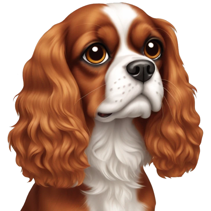 Cavalier king charles ruby emoji